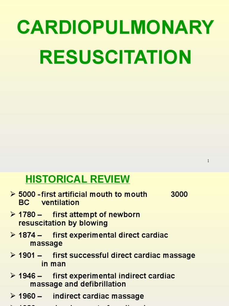 Cpr Ppt Cardiopulmonary Resuscitation Cardiac Arrest