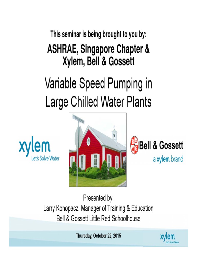 Variable Speed Pumping in Chilled Water Systems | PDF | Pump | Flow ...