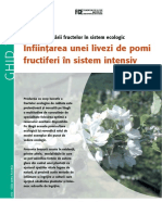 (2010) Înfiinţarea unei livezi de pomi fructiferi în sistem intensiv