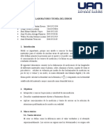 Laboratorio Teoria Del Error