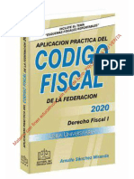 APLICACIÓN PRACTICA DEL CÓDIGO FISCAL DE LA FEDERACIÓN 2020