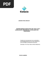 SECRETARIADO EXECUTIVO DE 1978 A 2017 - LEGISLAÇÃO MUDANÇAS E EVOLUÇÃO DA PROFISSÃO
