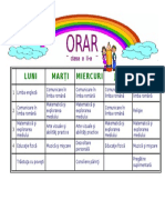 Orar Clasa II