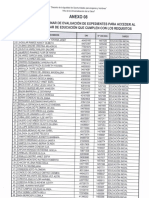 Evaluación Expediente Cargo Auxiliar Inicial Secundaria