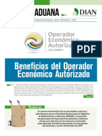 Boletín Operación Aduanera