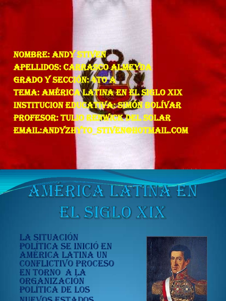América Latina en el Siglo XIX | PDF | Historia