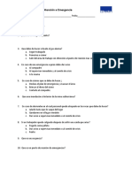 Evaluacion PLAN DE EMERGENCIA I