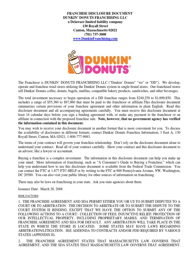 Dd Fdd 8 Franchising Private Equity