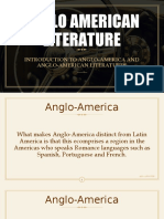 Anglo-American Introduction and Periods of Literature