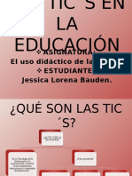 LAS TIC´S EN LA EDUCACIÓN