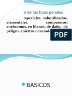 AAAclasificacion de Los Tipos Penales - PPT 31 DE OCTUBRE