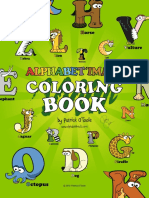 Alphabetimals Coloring Book