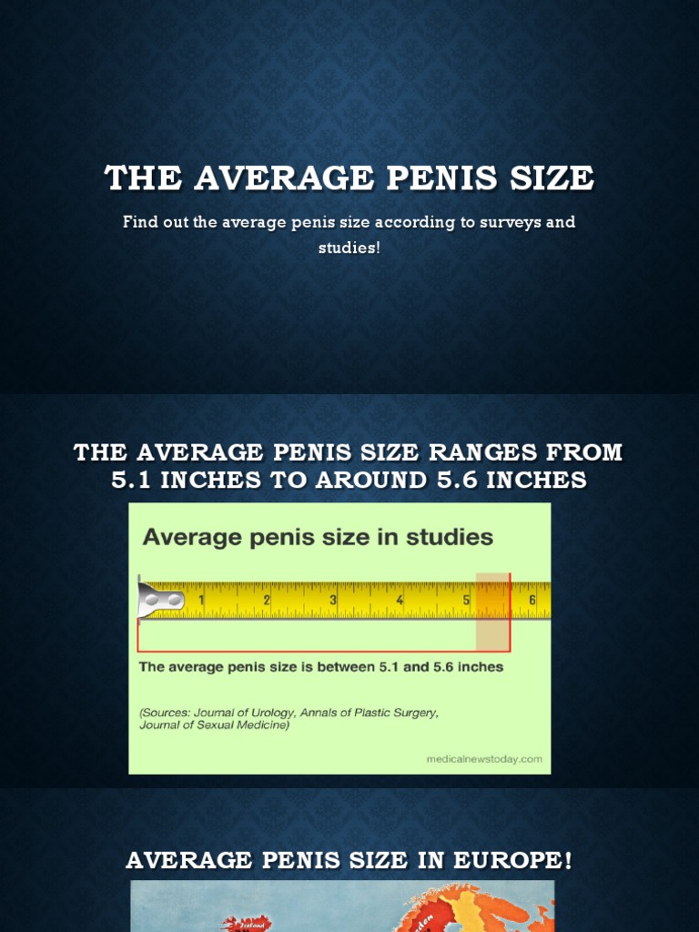 The Average Penis Size PDF PDF