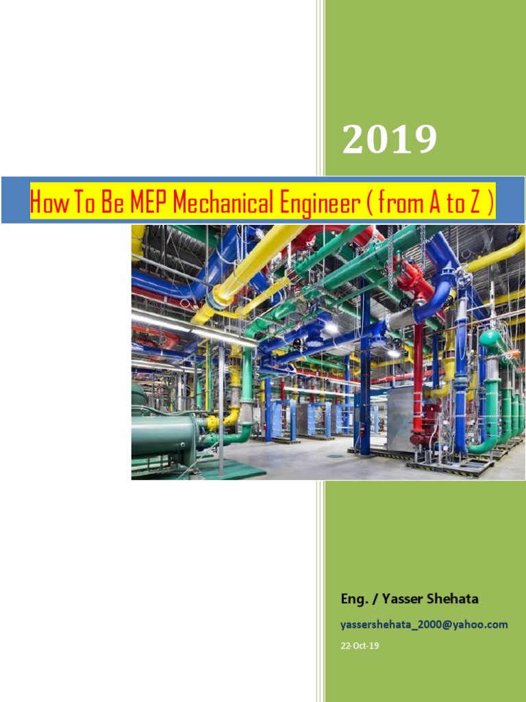 How To Be MEP Mechaincal Engineer | PDF
