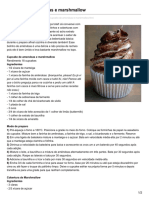 Cupcake de Amêndoas e Marshmallow