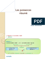 Les Puissances Cours 1 Ma PDF