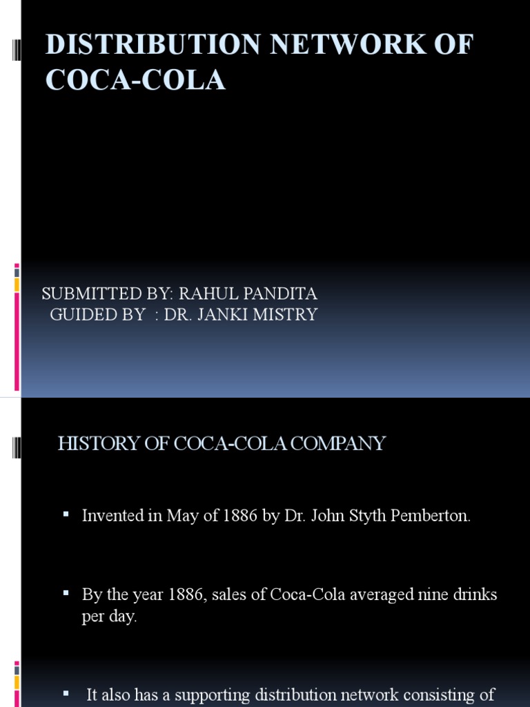 Coca-Cola Distribution Network Analysis | PDF | Coca Cola | Pepsi