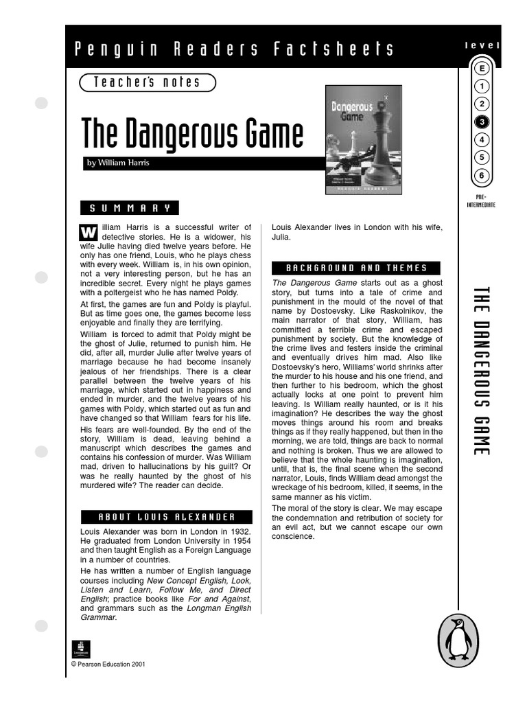 Dangerous Game summary.pdf Ghosts Linguistics