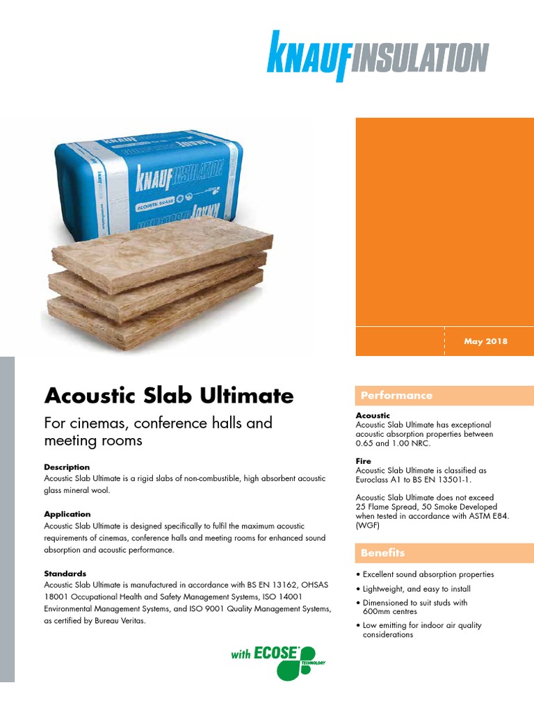 Data Sheet Kanuf Rockwool PDF PDF Building Insulation Building