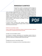 Aprendizaje cuántico: Conocer, Hacer, Comunidad y Ser