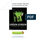 (B960.Book) PDF Download The Green Screen Handbook - Real-World Production Techniques by Jeff Foster