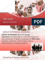 Group Interview HRD Audit