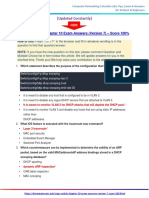CCNP SWITCH Chapter 10 Exam Answers (Version 7) - Score 100% PDF