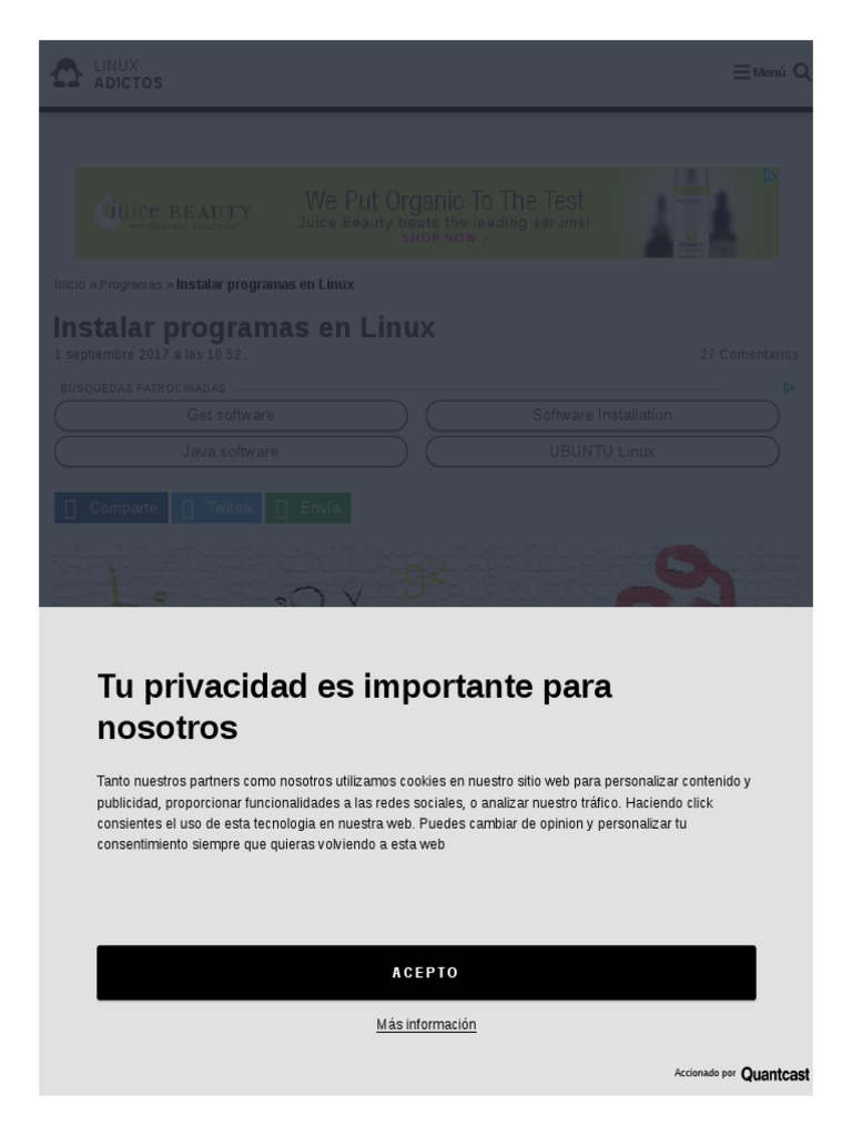 Guía para Instalar Programas en Linux | PDF | Distribución de Linux ...