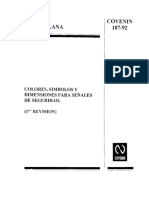 Covenin 187-92 Colores Simbolos y Dimensiones señales de seguridad.pdf