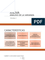 Anova Analisis Varianza Prueba F