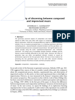 Lehman Kopiez 2010 Disitinction Composed Improvised PDF