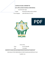 Laporan Hasil Observasi Bahasa in Do