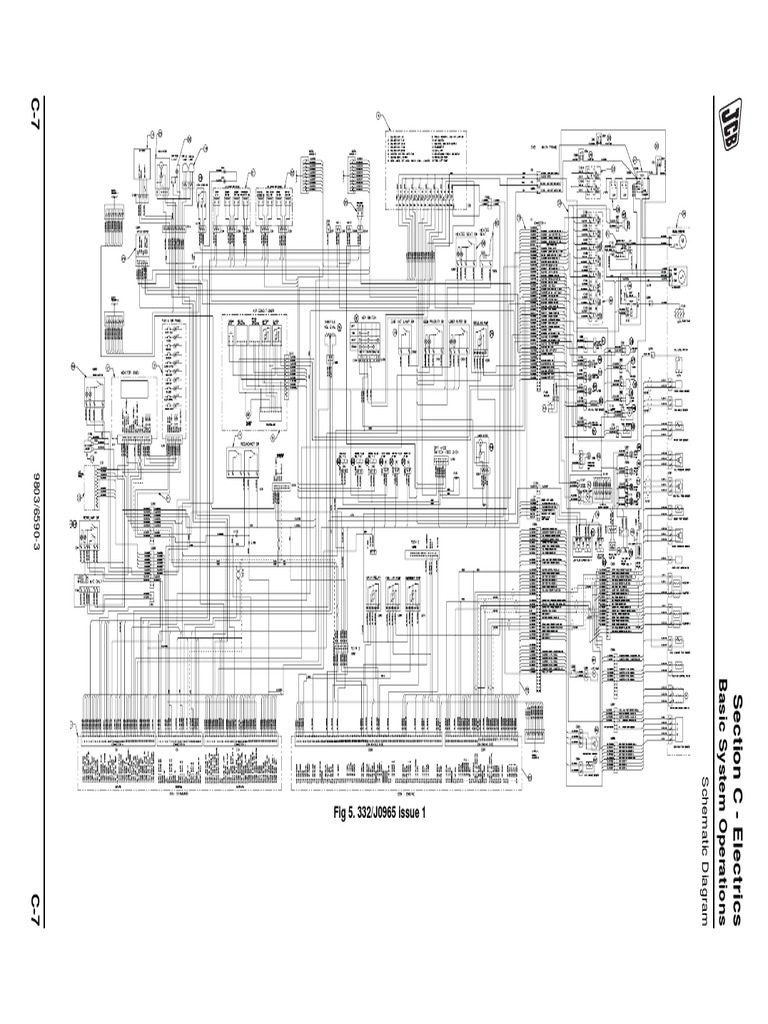 JCB 3CX Electrical Wiring Diagram PDF