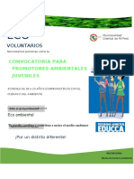 Promotores ambientales juveniles para cuidar tu distrito