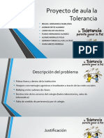 Proyecto de Aula La Tolerancia