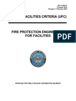 UFC 3-600-01 - Design of Fire Protection Engineering For Facilities - Change 4 - 7 February 2020 PDF