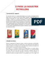 Cemento para La Industria Petrolera 1 de