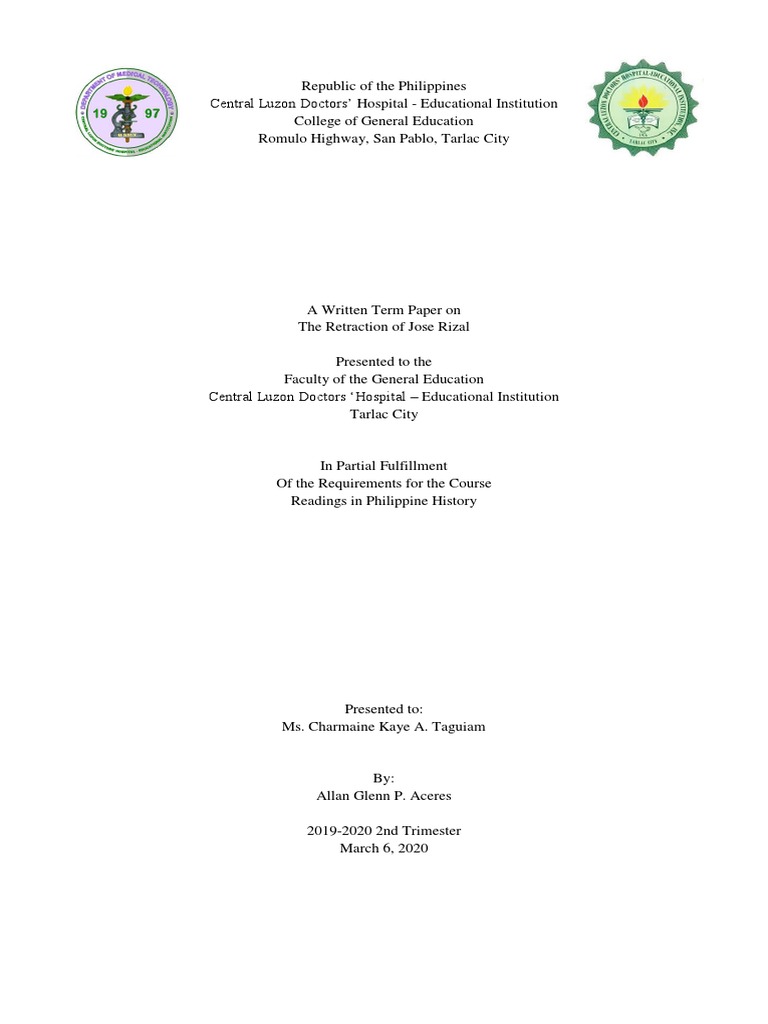 Rizal's Retraction Controversy Explained | PDF | Philippines