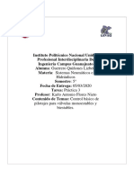 Control básico de pilotajes para válvulas