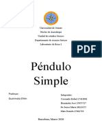 Pendulo Simple