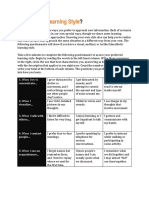 Learning Style Inventory