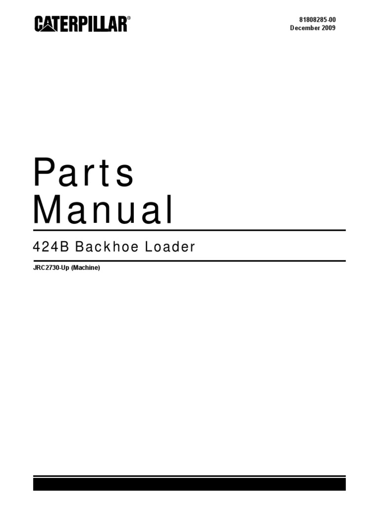 424B SX14 Parts Manual Dec.2009 PDF PDF Loader (Equipment) Axle