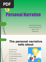 Personal Narratives GCR