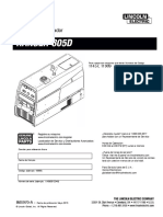RANGER 305D. Manual Del Operador. IMS970-A Fecha de Publicación Mayo 2015