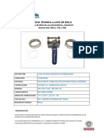 Ficha Técnica Llave de Bola