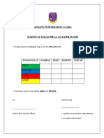 Borang Statistik Kasuma Siap