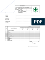 Form Monitoring Pemberian Anastesi Lokal Dan Sedasi