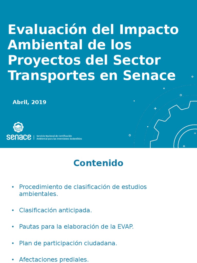 Evaluación Ambiental en Proyectos de Transporte | PDF | Participación ...