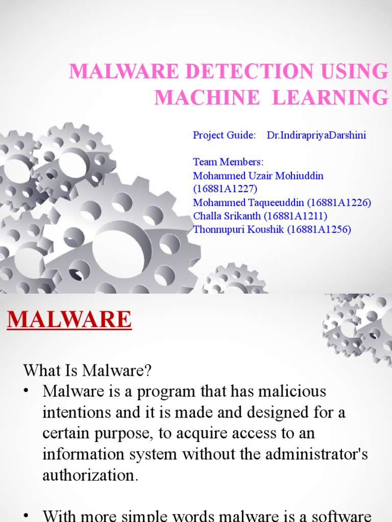 Malware Detection | PDF | Malware | Machine Learning