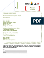 Oficina de Escrita Criativa - Atividade sobre ser um objeto ou sentimento